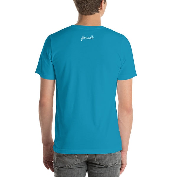 Unisex Staple T Shirt Aqua Back 62F94935031B2
